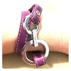 Lia Sophia purple wrap bracelet